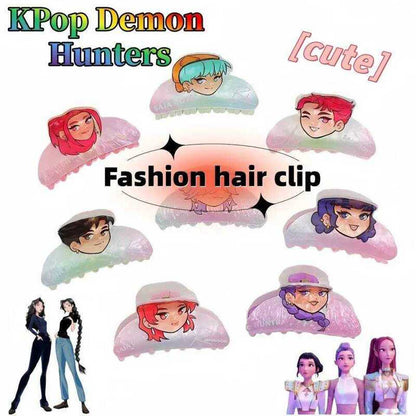 Kpop Demon Hunters Hair Clips bow