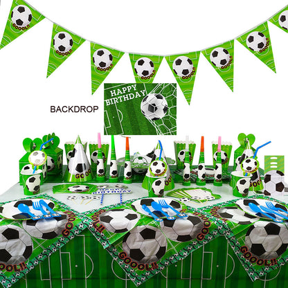 Football Party Package With Backdrop