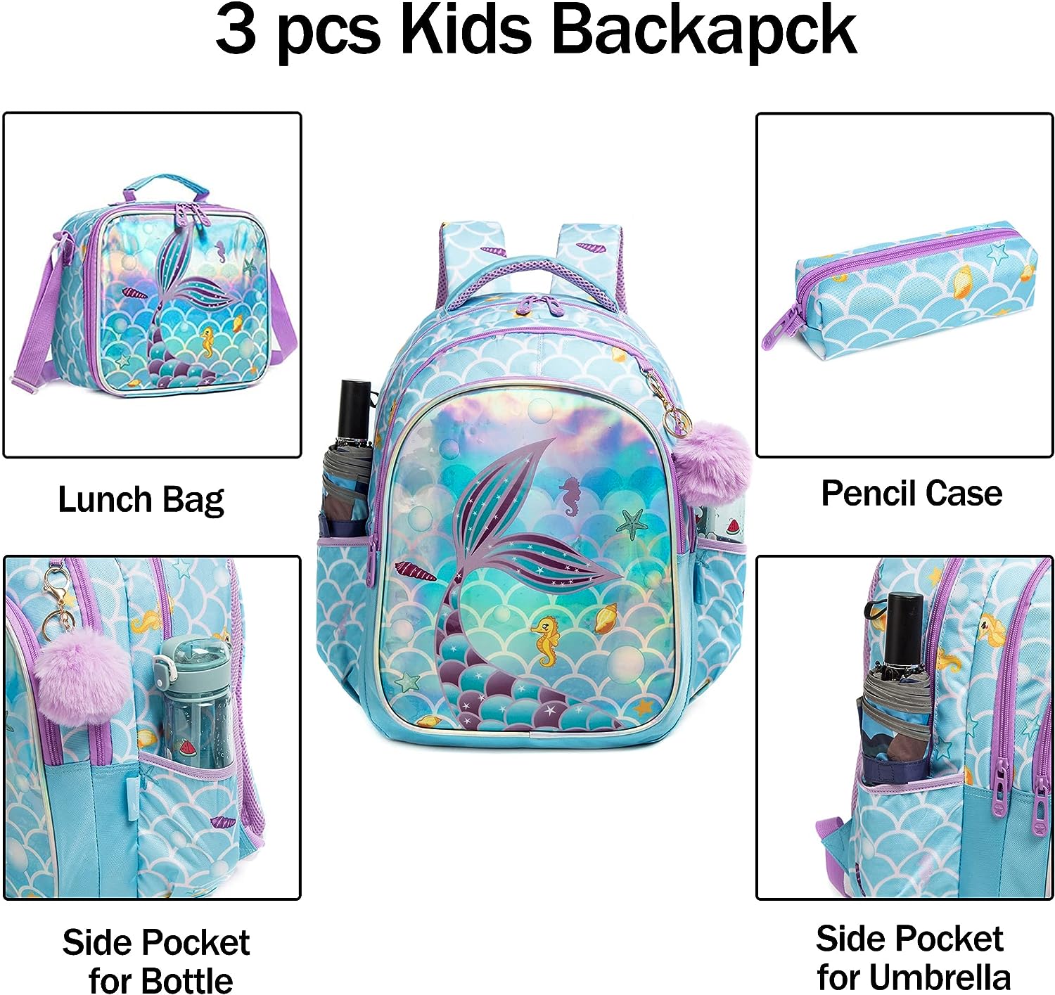 Mermaid Bookbag  Regular