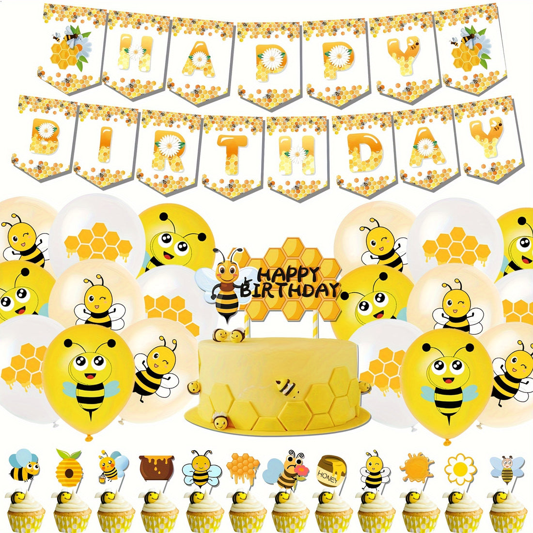 Bee Birthday Party Package