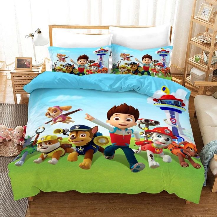 No. 07 Paw Patrol Bed 3PC Comforter Set - Preppy Kids (Grand Bazaar)