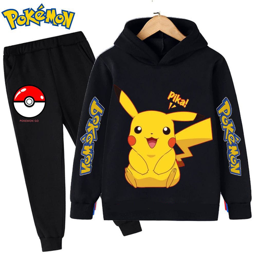 P0kemon Sitting Pika Track Suit