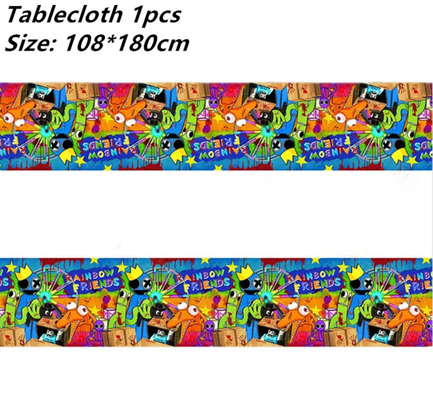 Rainbow Friends Tablecloth