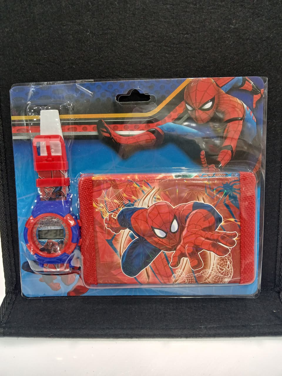Spiderman Watch and wallet set (RED)