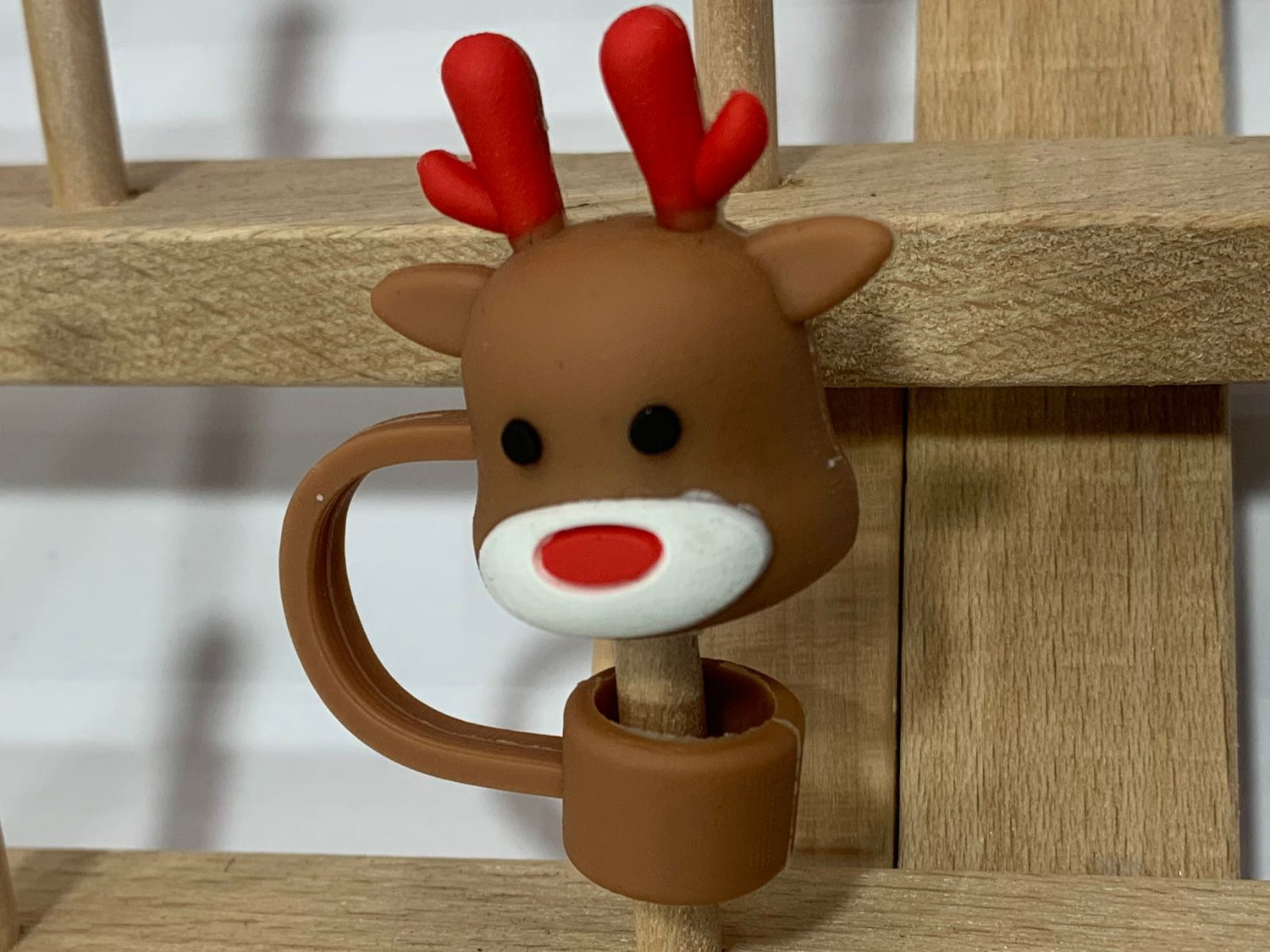 Christmas 3D Straw Toppers for Tumbler