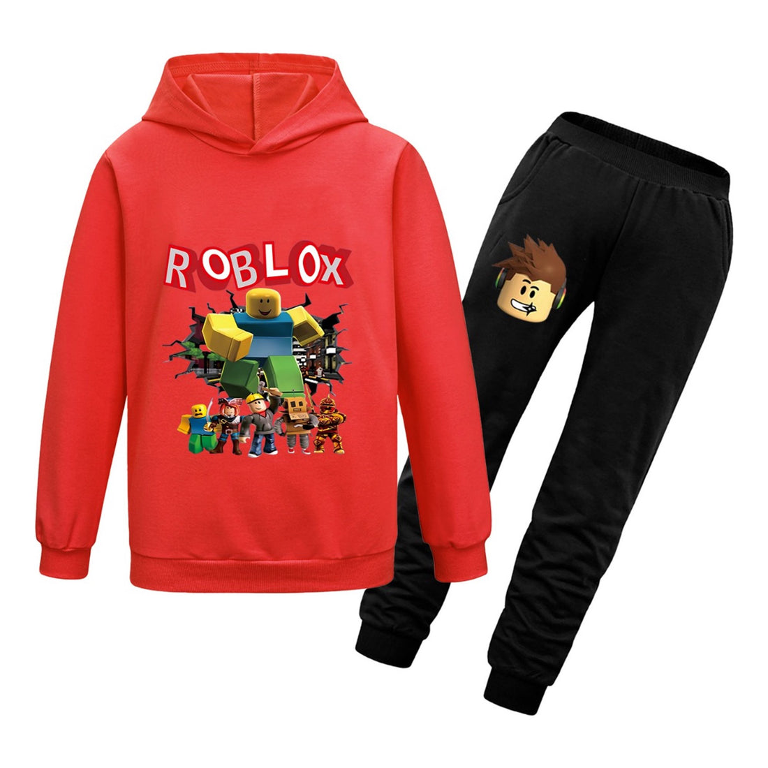 Roblox Builderman Red Track Suit