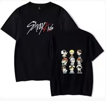 Stray kids Tshirt (Black)