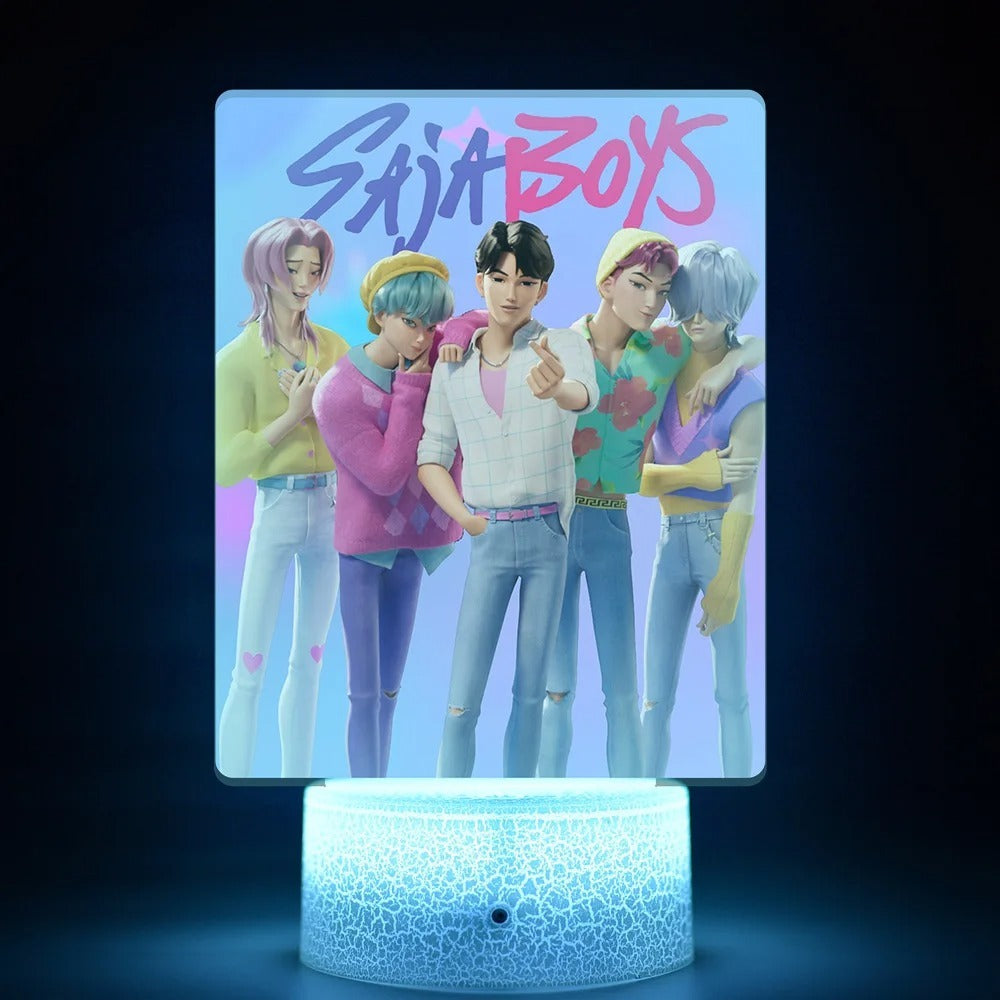 KPOP Demon Hunters Saja Boys LED Lamp