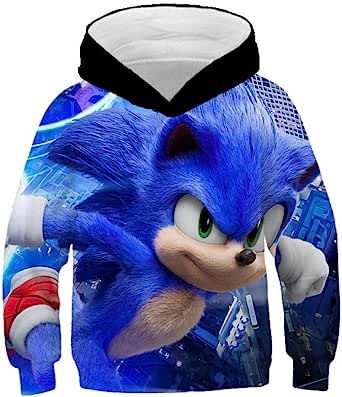 Sonic City Running 3D Hoodie