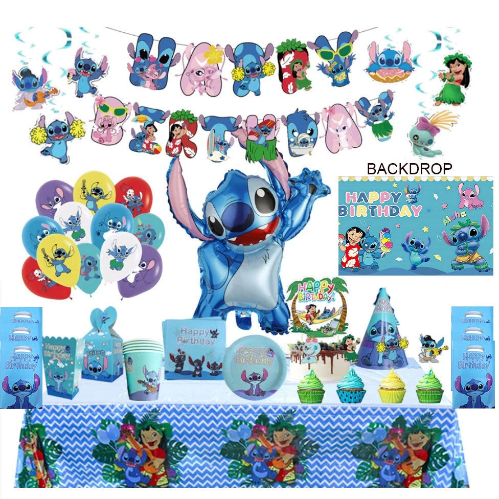 Ultimate Lilo &amp; Stitch Party decoration party package backdrop
