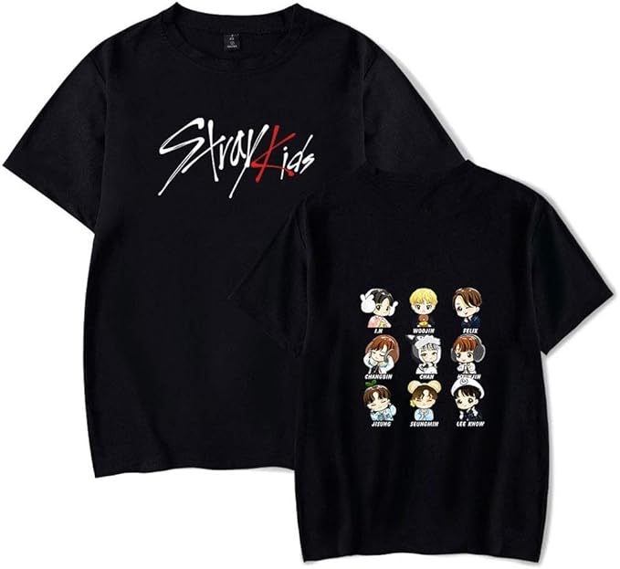 Stray kids Tshirt (Black)