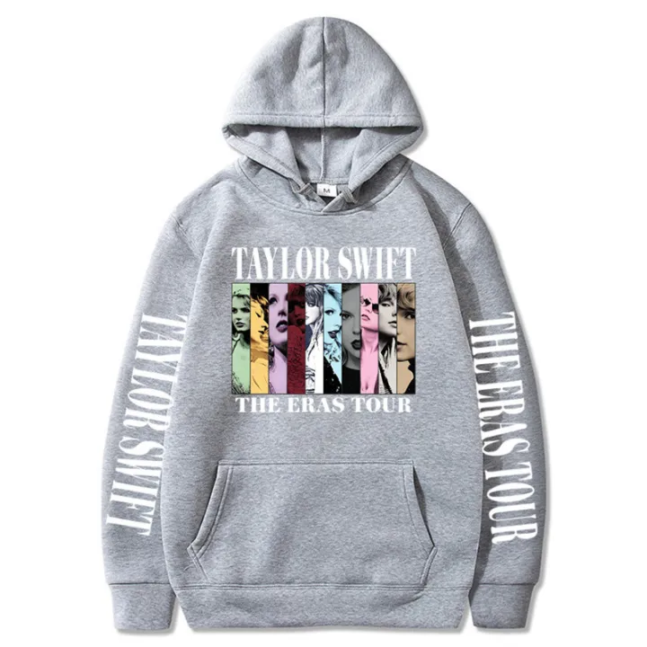 Taylor Swift &quot;The Eras Tour&quot; Grey Fleece Pullover Hoodie