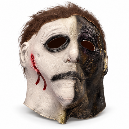 Michael Myers Burned Split Halloween Face Mask