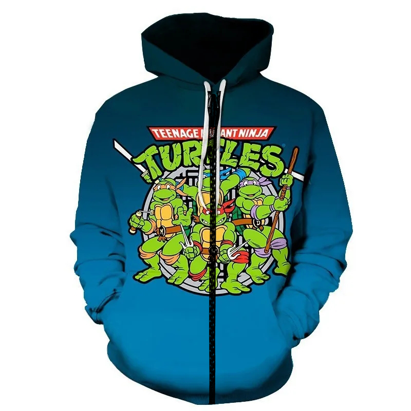 Ninja Turtles (Blue) Zipper Hoodie