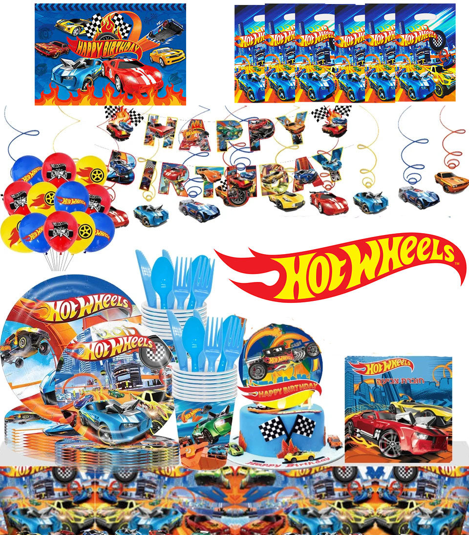 Ultimate Hot Wheels Party Decoration Package