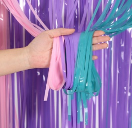 Mermaid Theme Party Jellyfish Rain Curtain