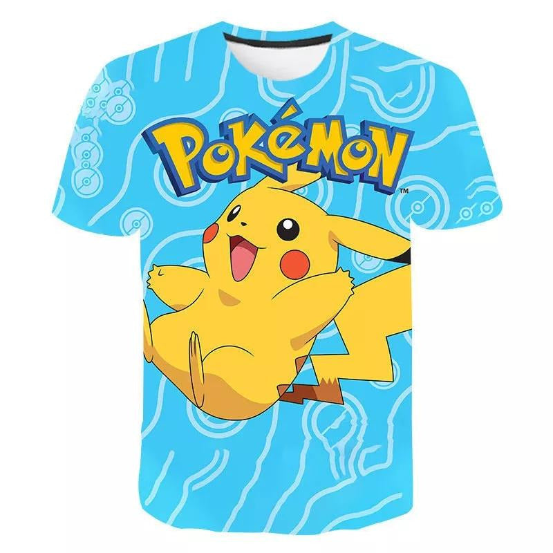 Pokemon Tshirt (Pikachu ) Blue