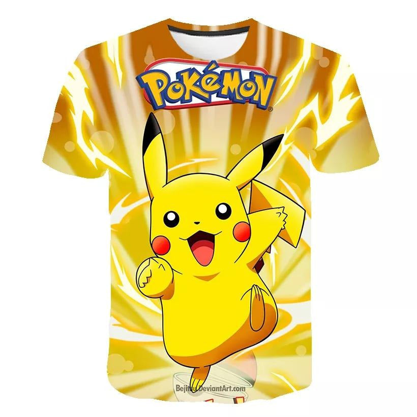 Pokemon Tshirt (Pikachu ) Yellow