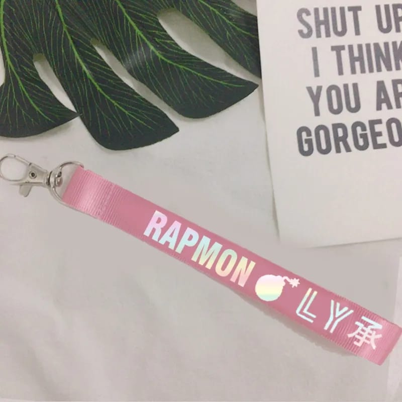 BTS BAND Lanyard Keychain