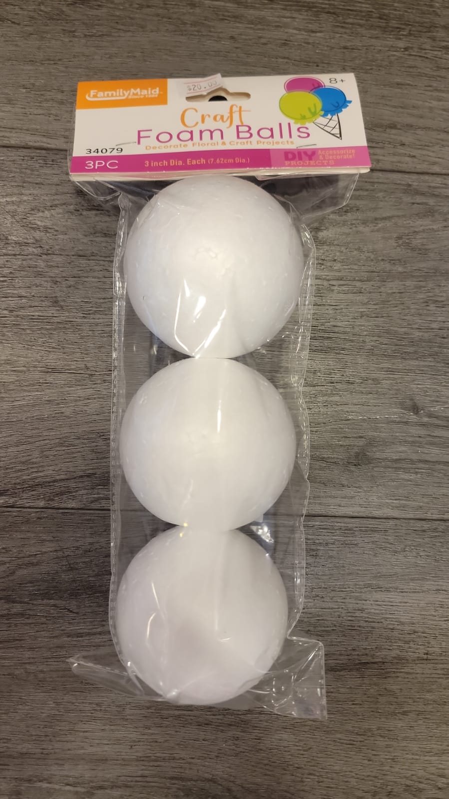 Craft Foam Balloons (3 pieces)