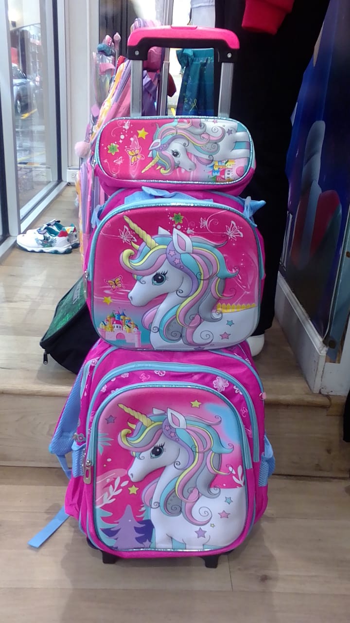 Unicorn 3pc trolley set