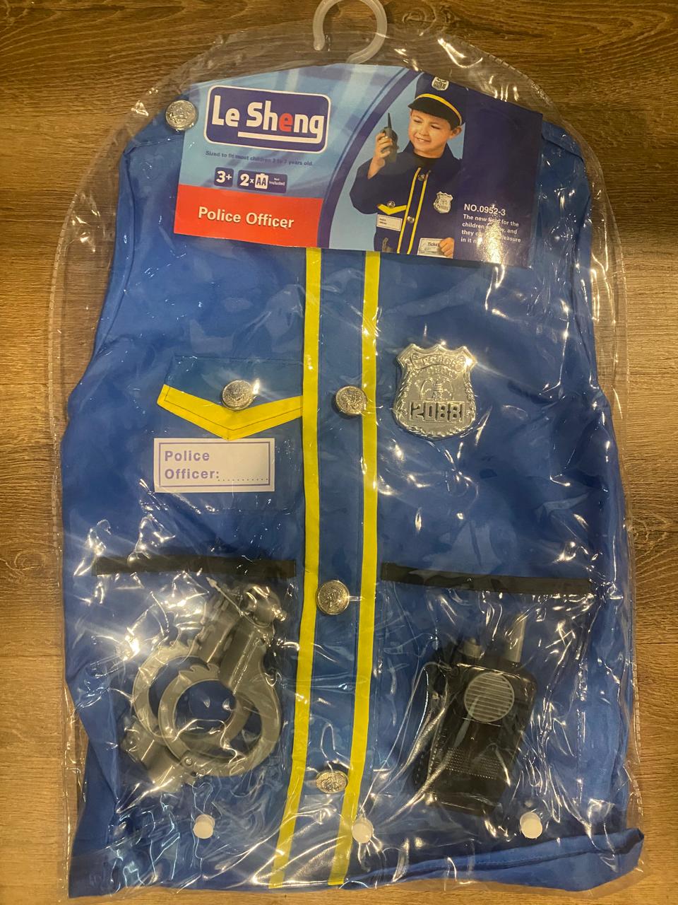 Policeman Light Blue Career Day outfit (Ages 3 to 7 years old)