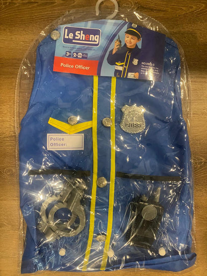 Policeman Light Blue Career Day outfit (Ages 3 to 7 years old)