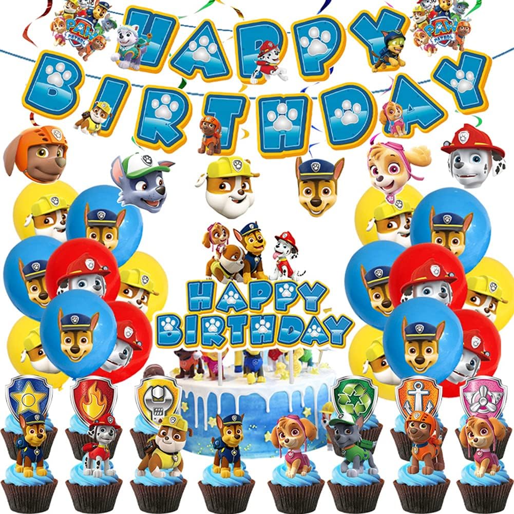 Paw Patrol Blue Birthday package