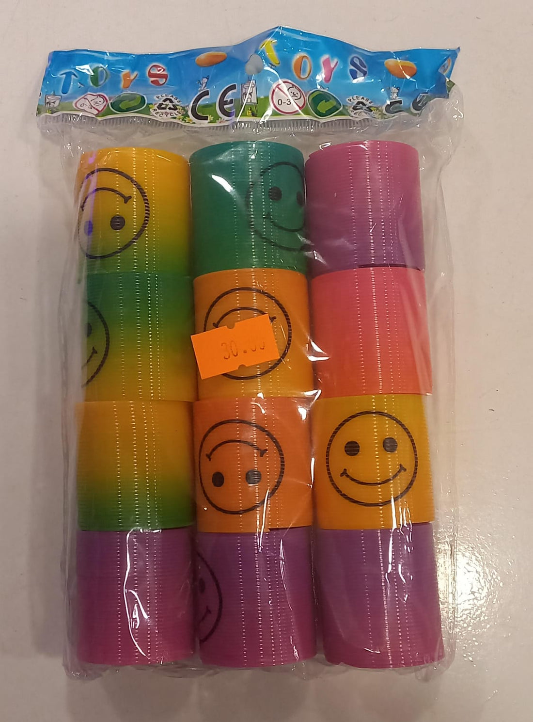 Elastic Ring Rainbow Magic 12 PCS Mini Kid Toys Slinkies Slinky - Preppy Kids (Grand Bazaar)