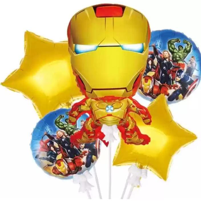 Iron Man 5pc foil Balloon set