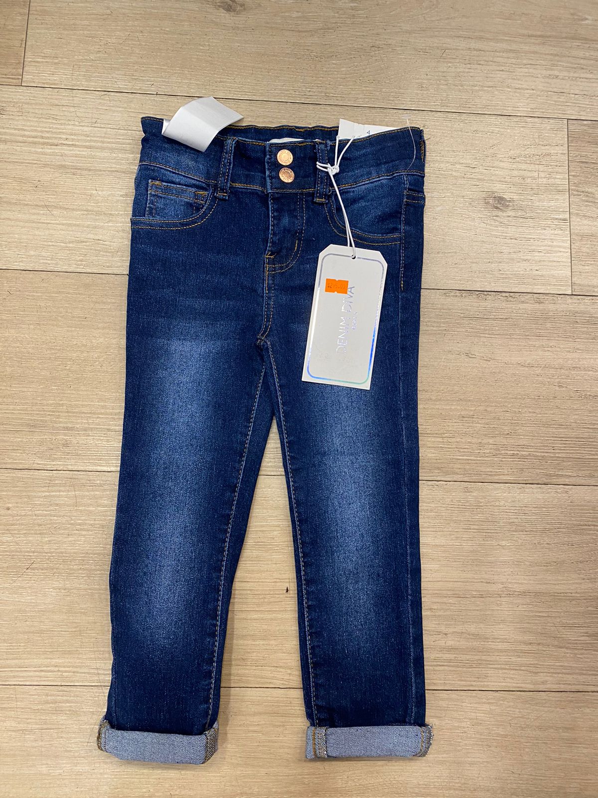 Denim Diva Girls Blue Jeans