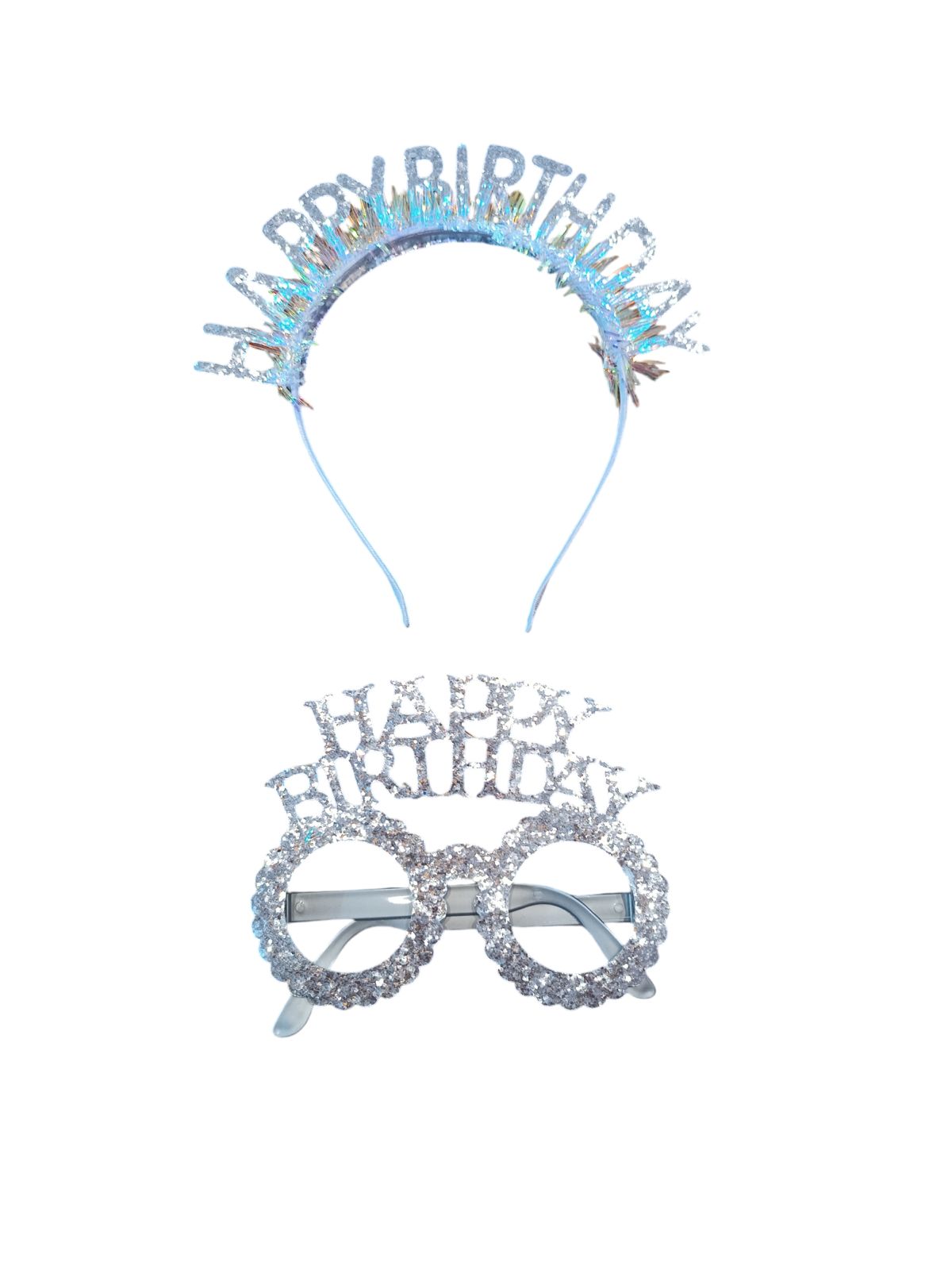 Happy Birthday Tiara with glasses