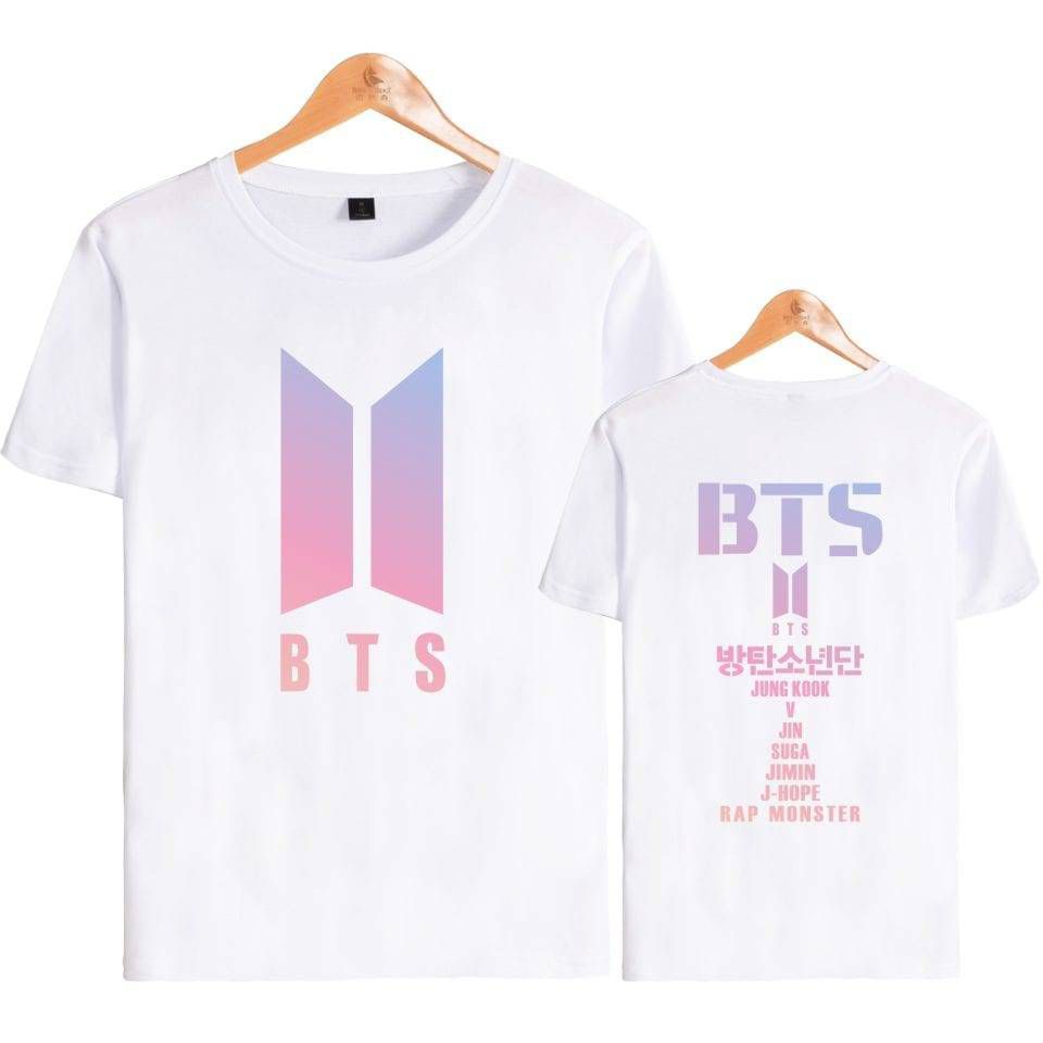 BTS Kpop White Tshirt