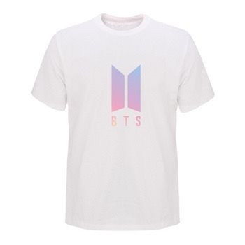 BTS Logo White Tshirt