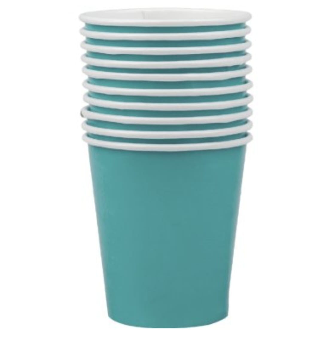 Teal Cups