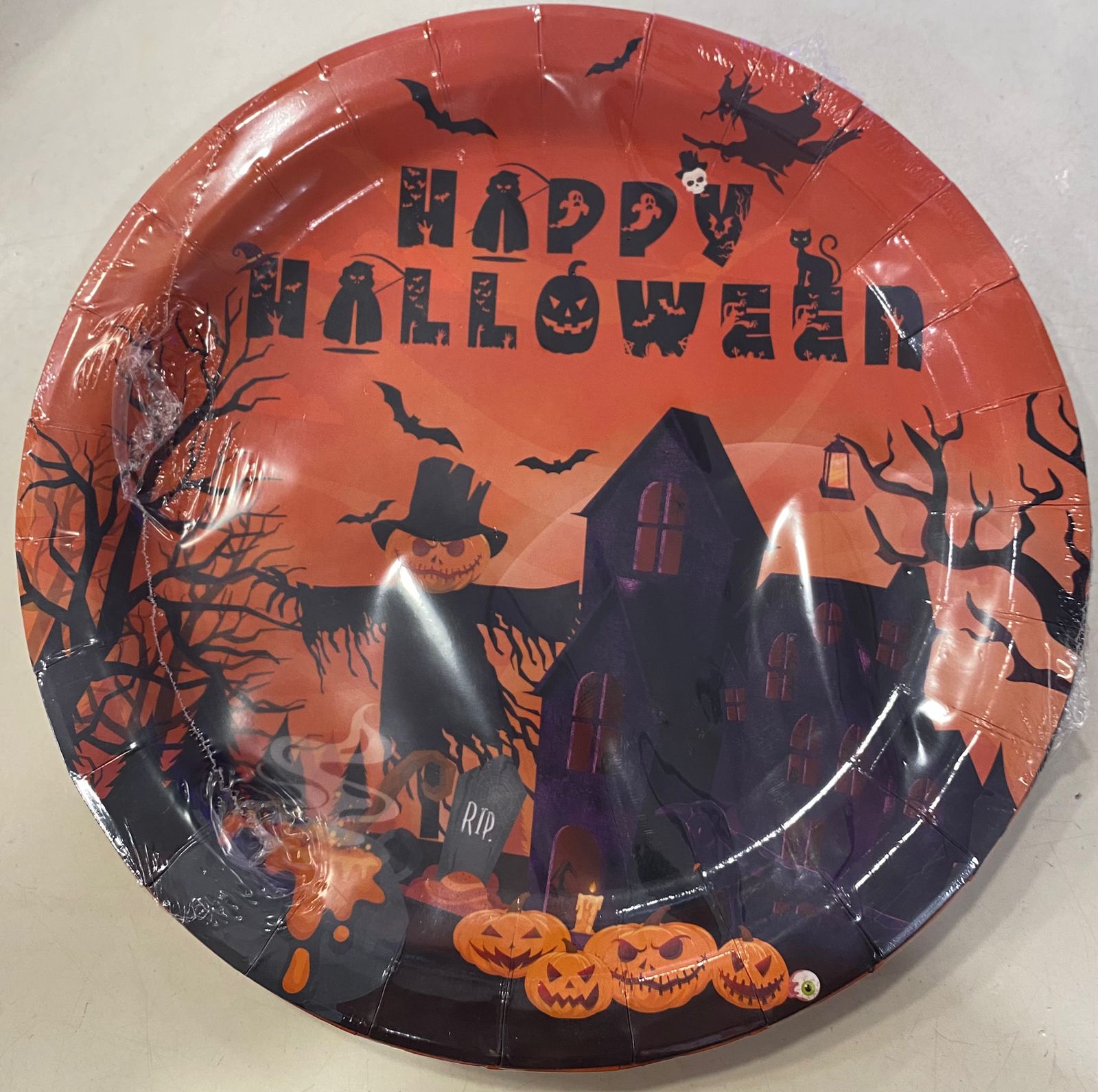 9&quot; Happy Halloween plates