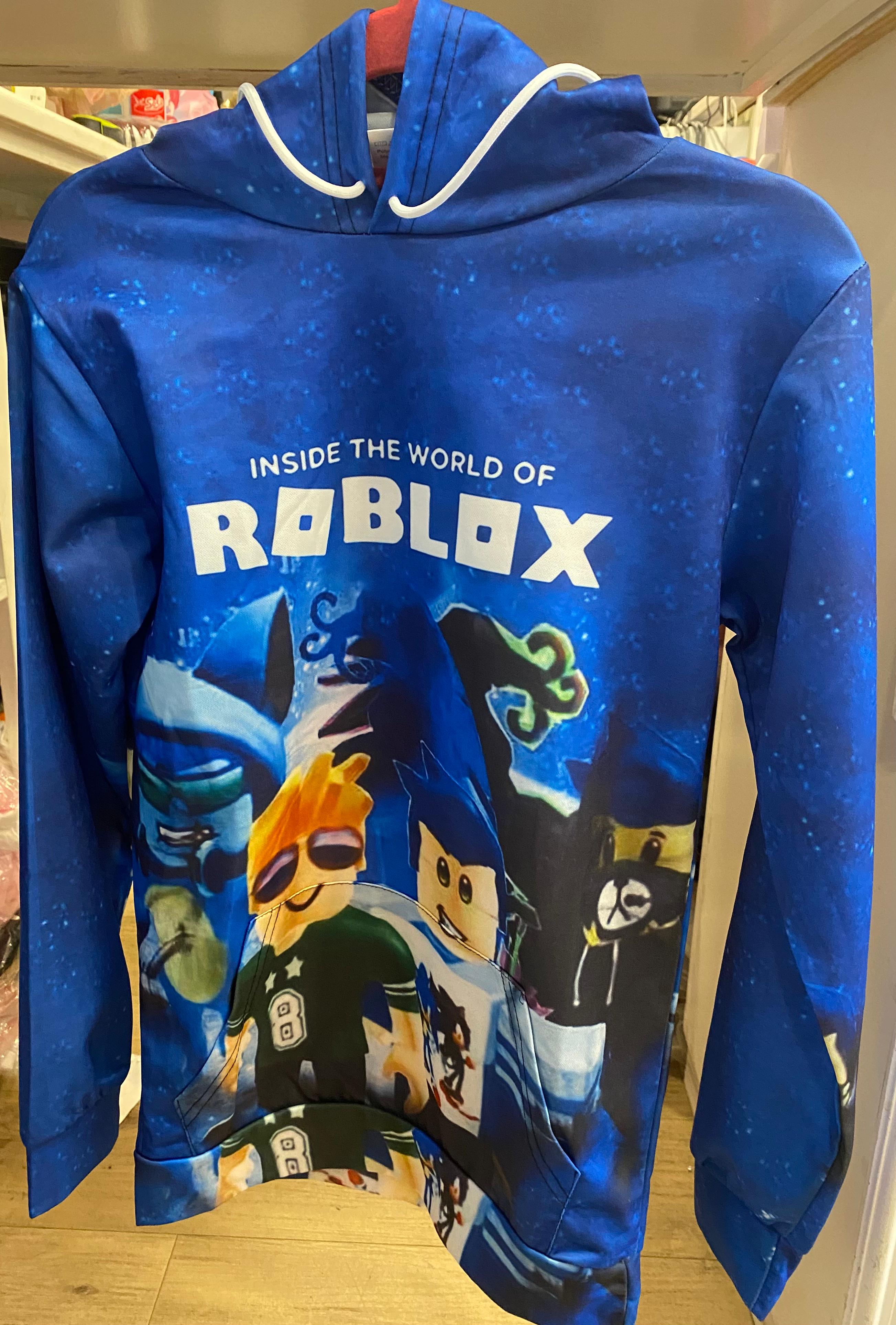 Inside The World Of Roblox 3D Blue Hoodie