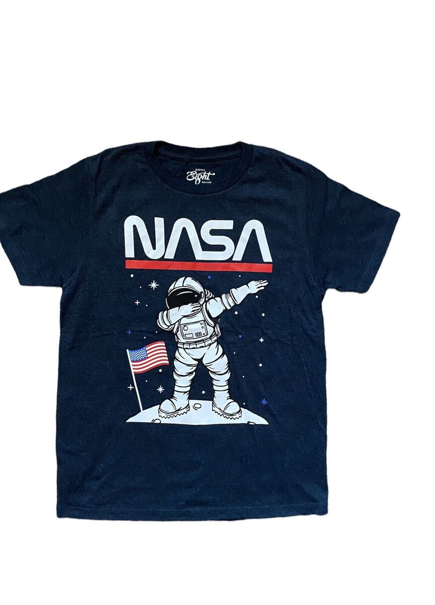 Navy Blue NASA Dab Tshirt