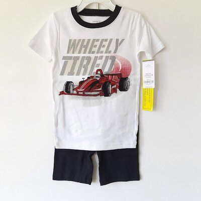 &quot;Wheely Tired&quot; Race Car 2pc Set