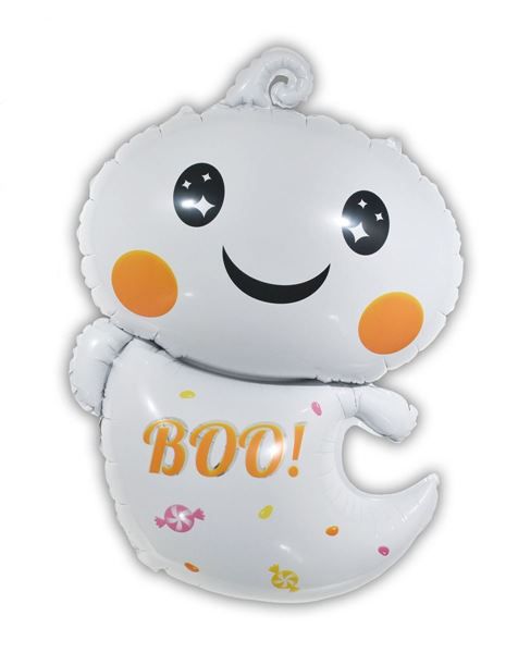 Boo ghost halloween foil balloon