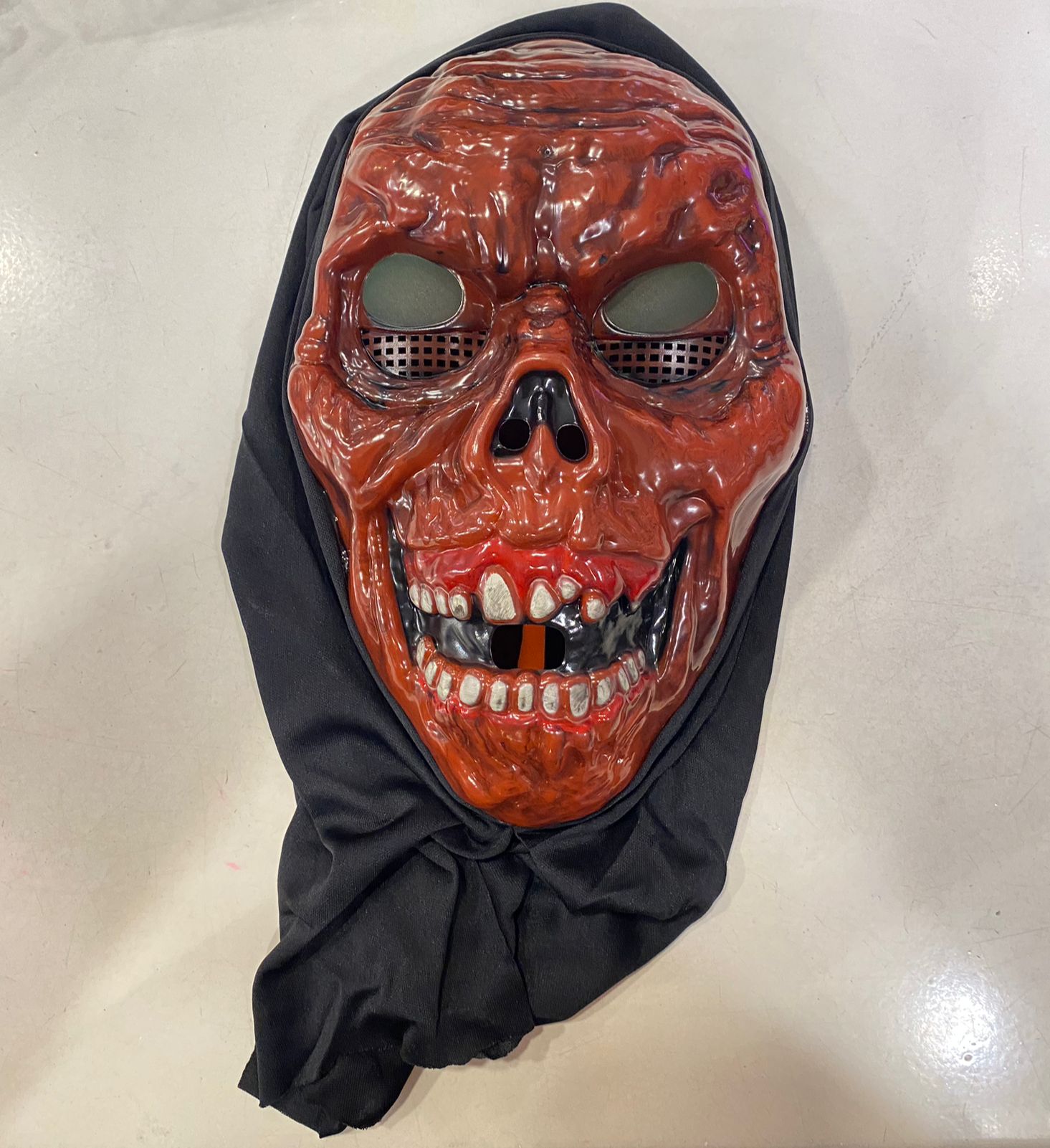 Red Zombie Halloween Mask