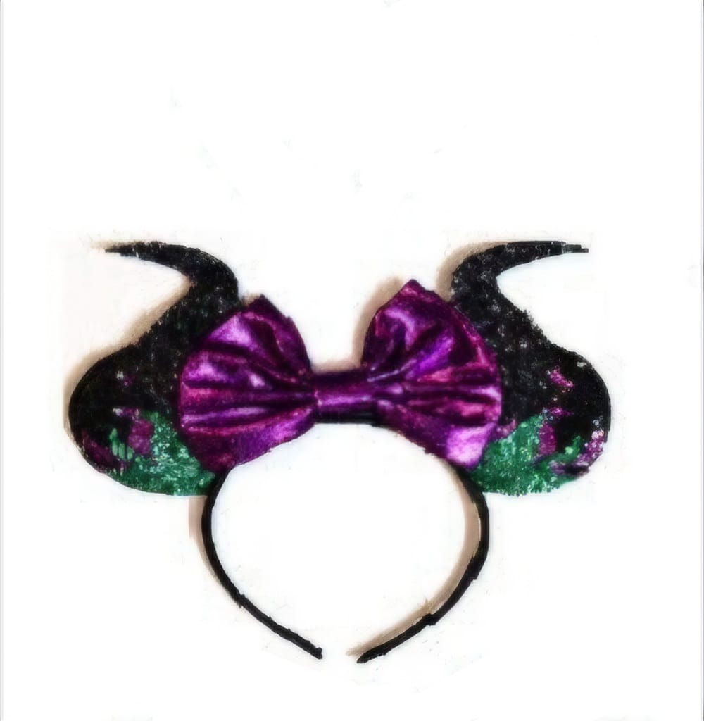 Dark Green Maleficent Headband