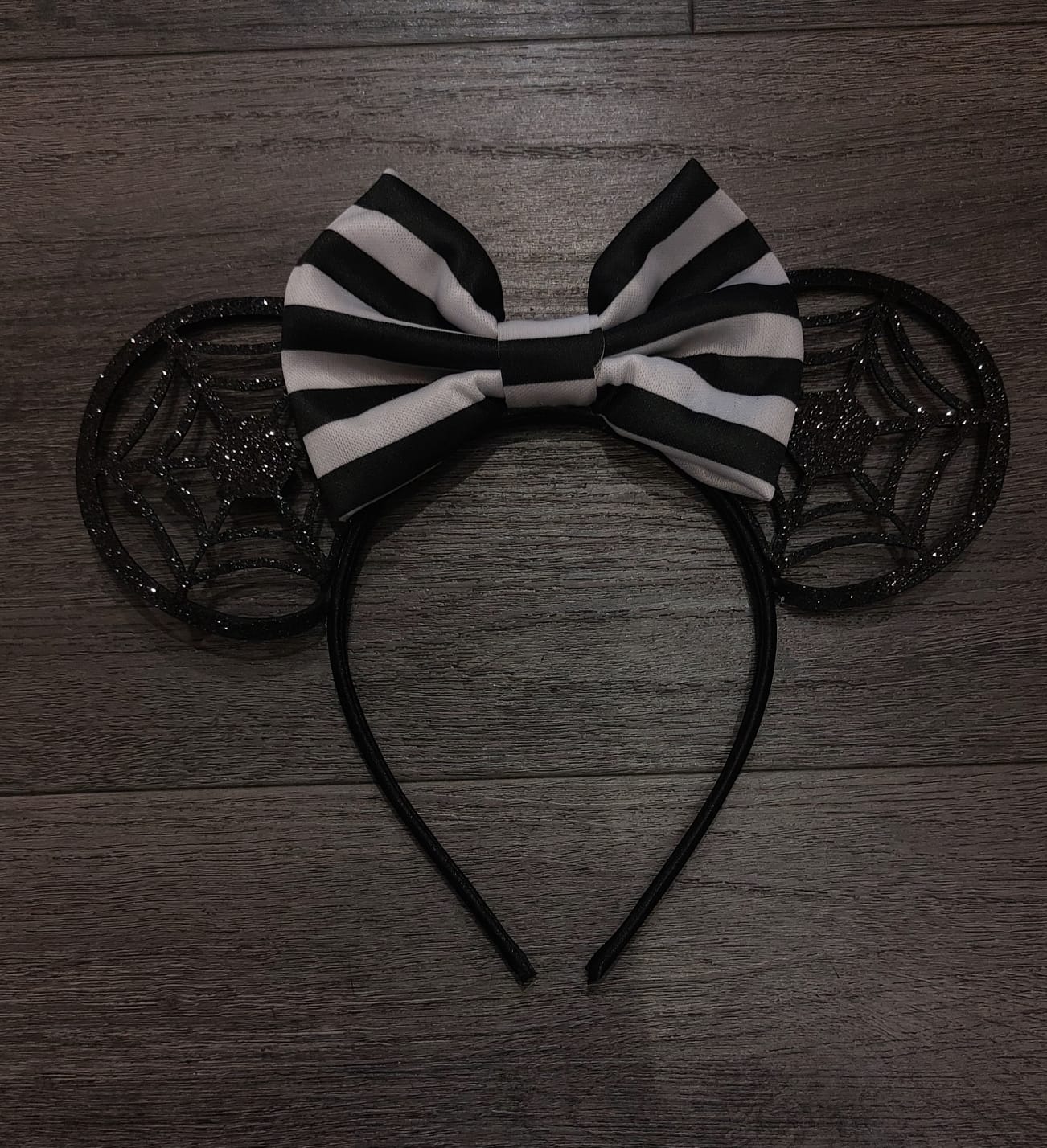 Black and White Web Headband