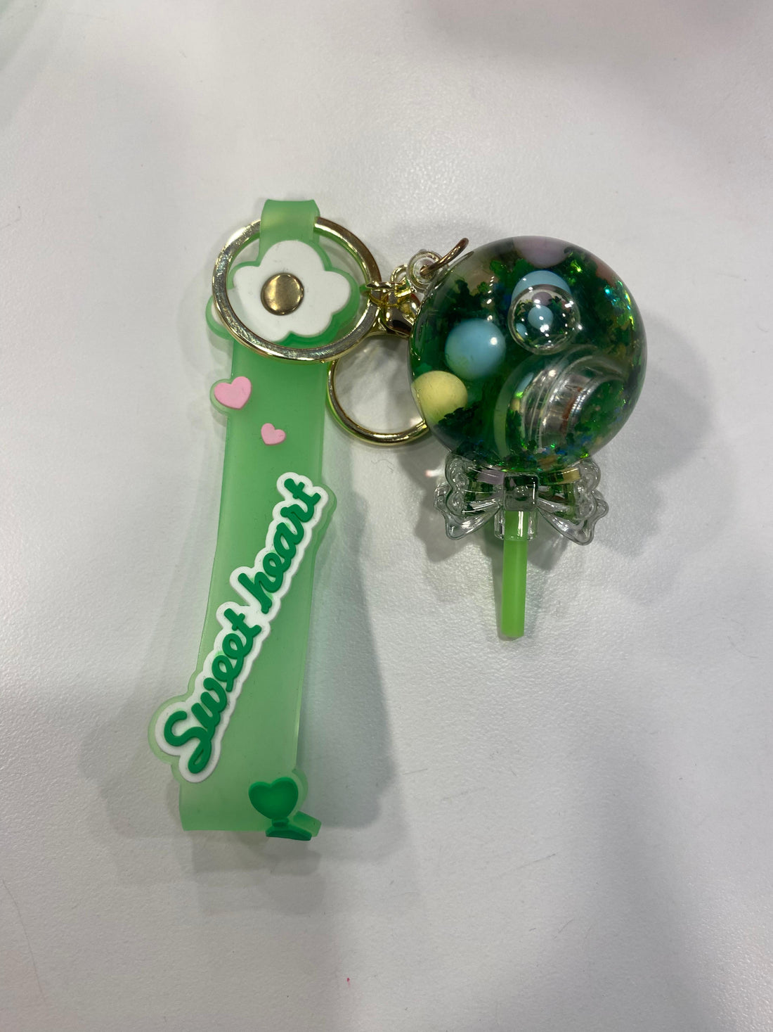Acrylic moving liquid Green lolipop - Preppy Kids (Grand Bazaar)