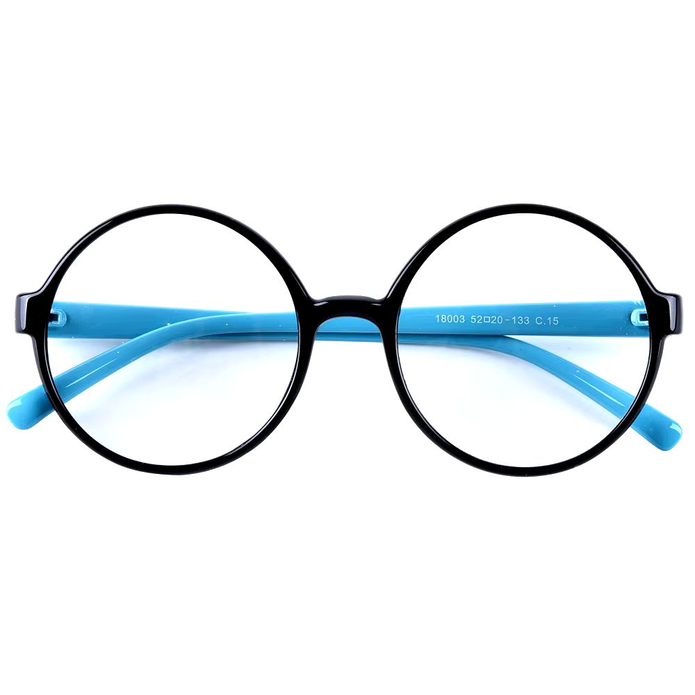 Circular Black and Blue Bluelight blockers (Kids)