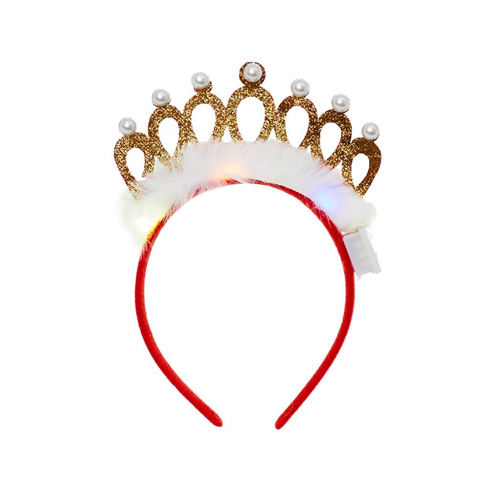 Christmas Light up crown headband