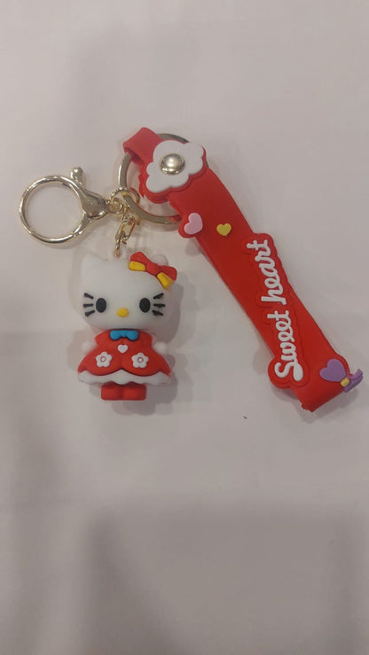 Mini Hello Kitty Dress Keychains