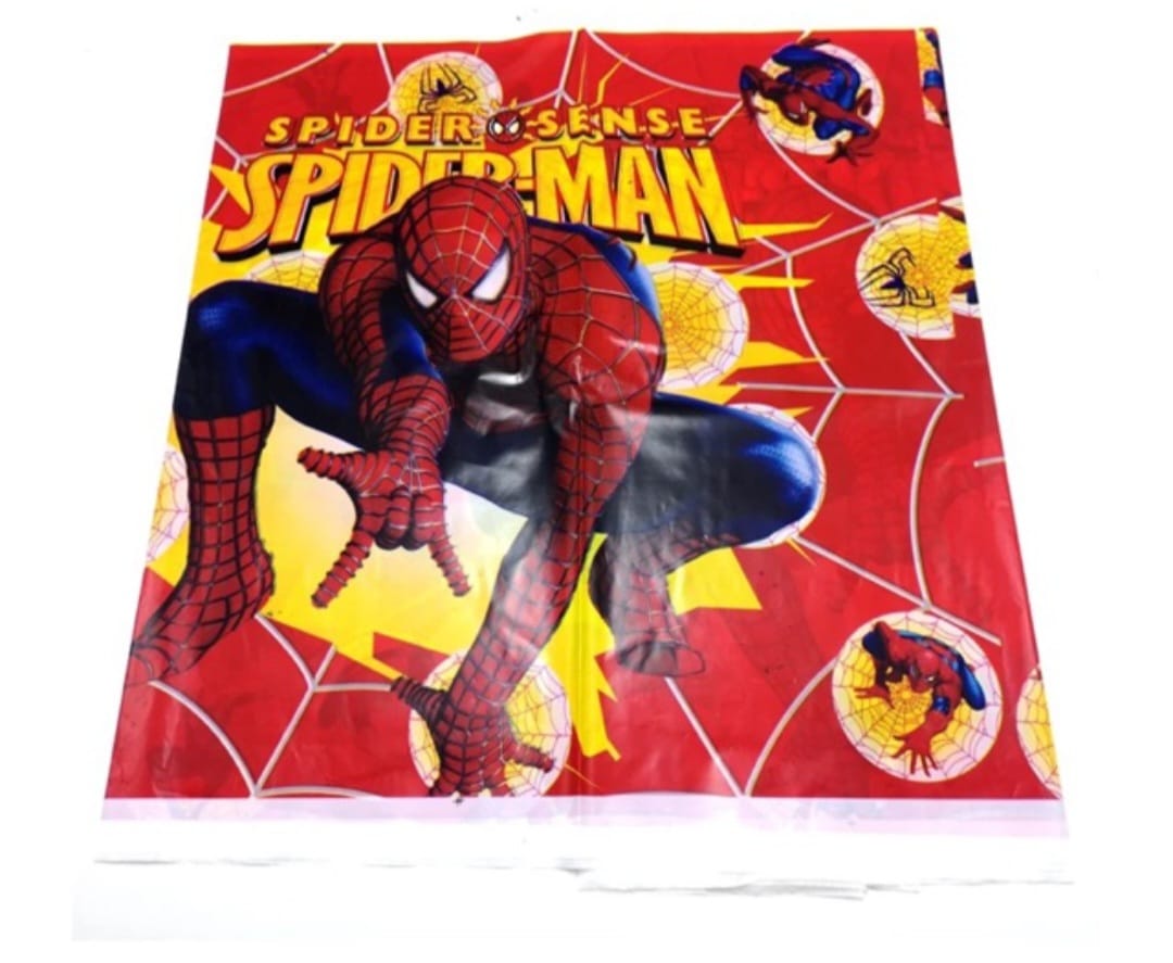 Red Spiderman Party Tablecloth