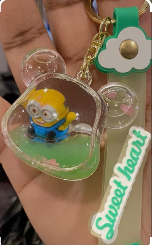 Acrylic Moving Liquid Minion 