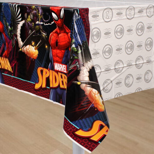 Spiderman webbed wonder tablecloth